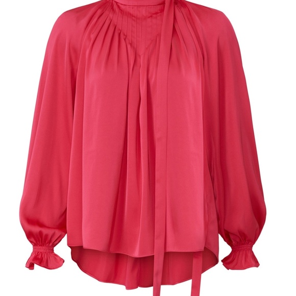 Adam Lippes x RTR Pink Bow Blouse, 4 - Picture 3 of 13